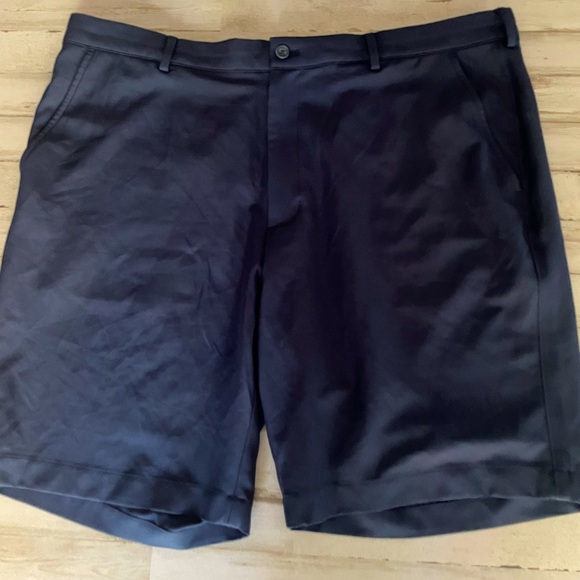 Mens Greg Norman Performance Shorts Sz 40 Navy Blue Golf - Picture 1 of 9